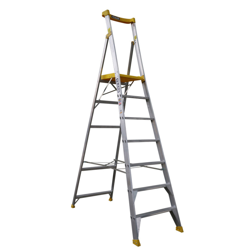 Bailey 7 Step Aluminium Professional Punchlock Platform Ladder