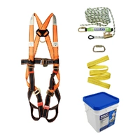 Roof Workers Kit - Entry Level Safety Harness Fall Protection Kit