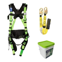 Pro Premium Safety Harness Fall Protection Kit