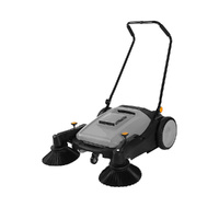 920mm Manual Floor Sweeper with Foldable Handle and Roller Brush