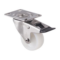 150kg Rated M Stainless Steel Series Castor - 75mm - Swivel Plate