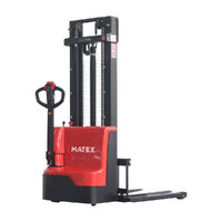 3.5m Lift Height - Electric Stacker Lithium Power 1200KG