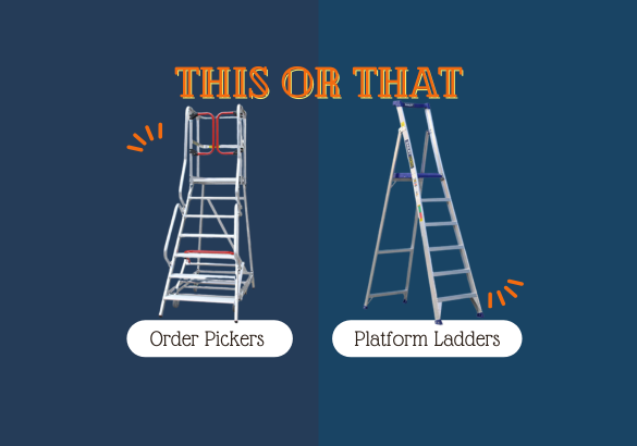 Order Picking Ladder vs Platform Ladder: Which One Should You Choose for Your Warehouse