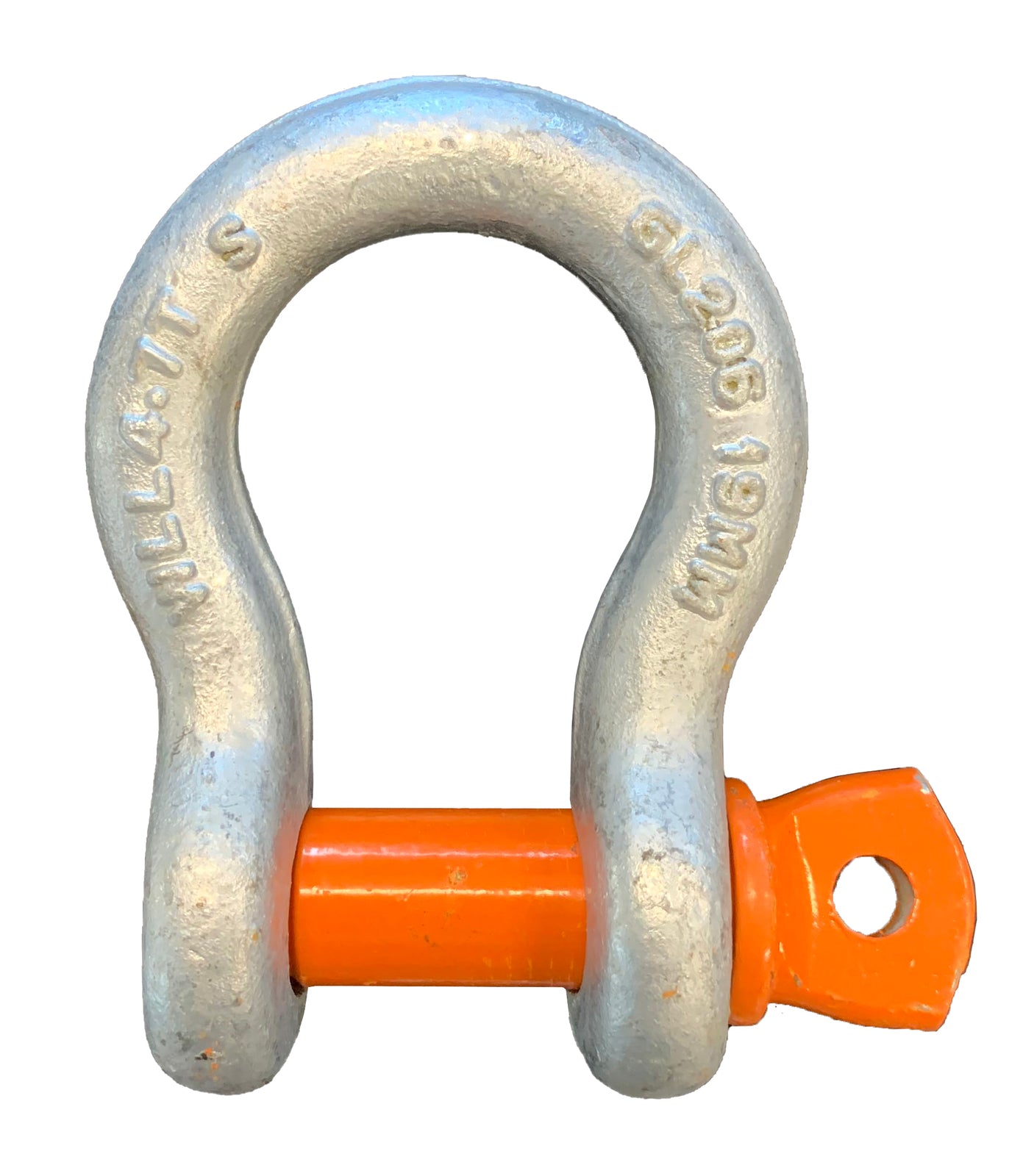 19mm - Grade S Alloy Steel Screw Pin Bow Shackles - 4700kg Rated