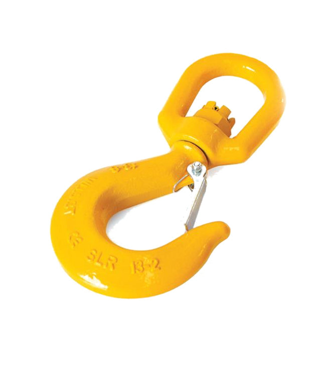 7/8mm - Grade 80 Alloy Steel Eye Swivel Sling Hook with Safety Latch