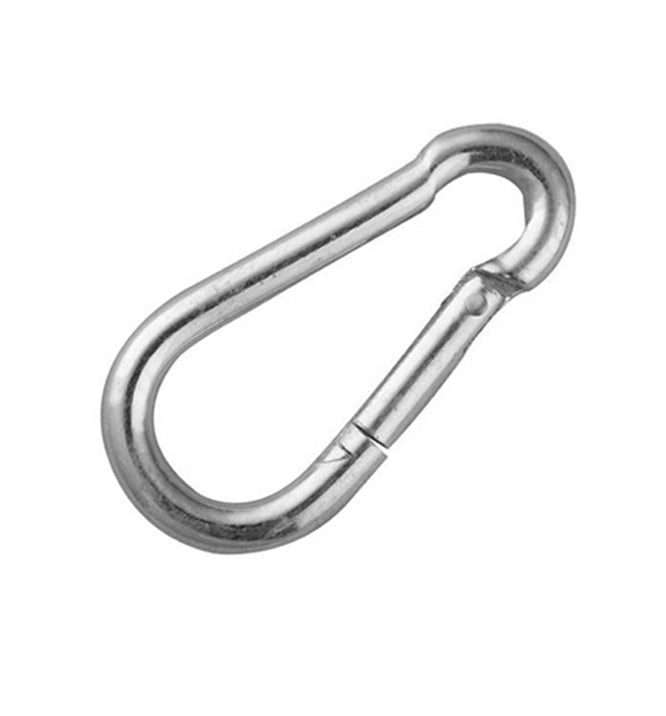 13mm - Pack of Carbine Snap Hooks - Plated Finish