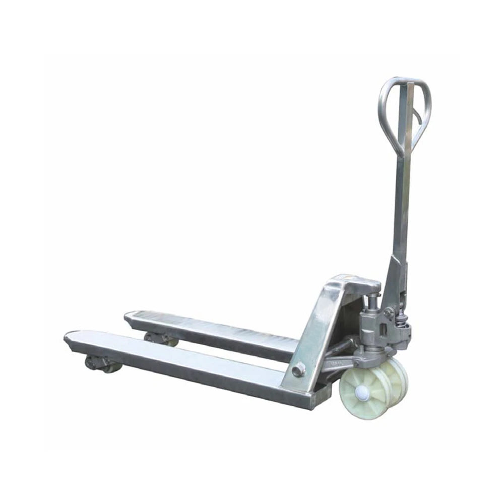 2T Rated Stainless Steel Pallet Jack - 1150mm Fork Length