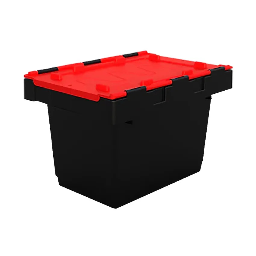 68L Plastic Crate Security With Red Lid – Team Systems