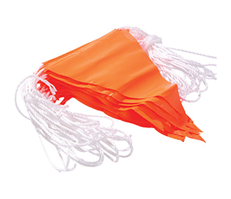 100m Roll Orange Flag Bunting