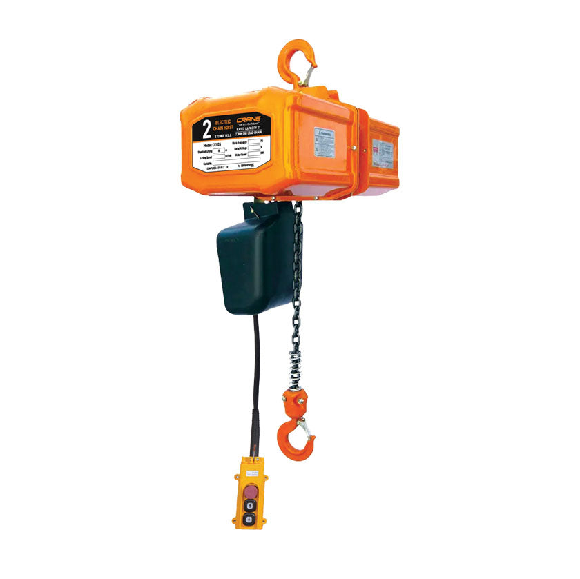 2000kg Grade 80 Electric Chain Hoist - 3.0m