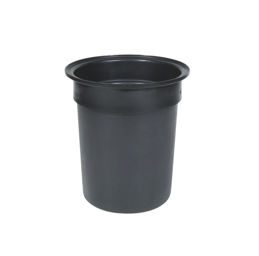 40L Plastic Bucket Poly Drum - Black