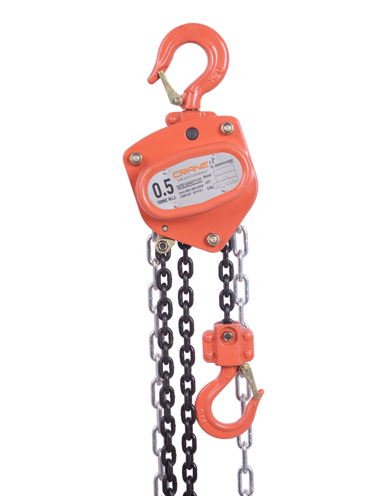 CT Series G80 500kg Chain Block - 6.0m