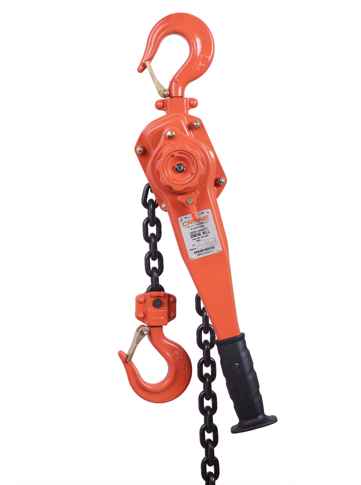 3200kg Rated CRANE TOUGH G100 Lever Block - 1.5m