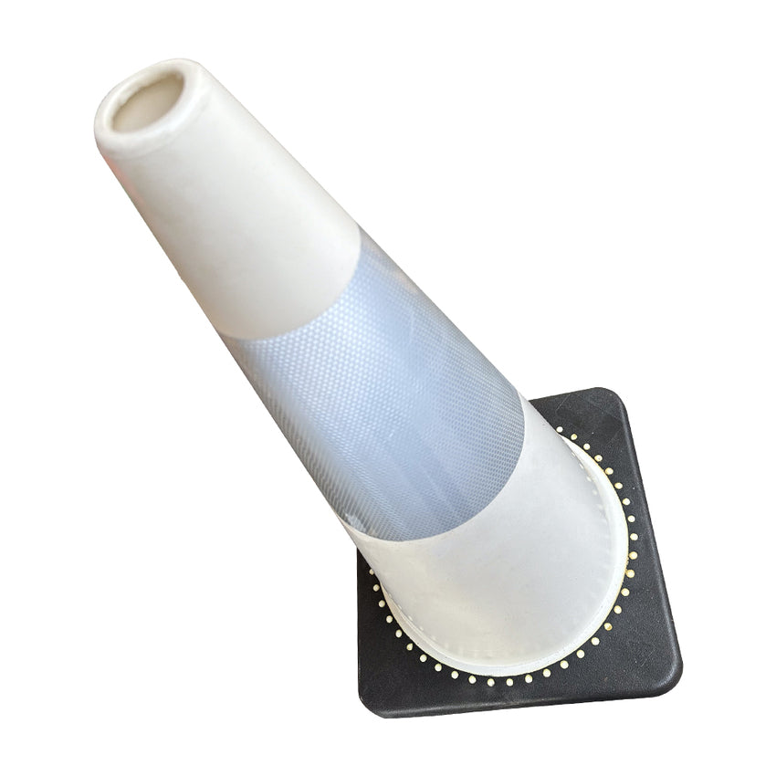 Traffic Cone - Reflective White - 700mm