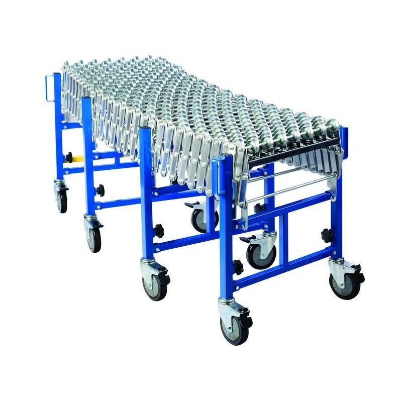 100KG  Heavy Duty Skate Wheel Expandable Conveyor