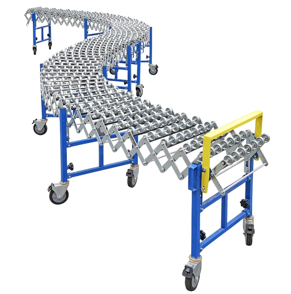 100KG  Heavy Duty Skate Wheel Expandable Conveyor