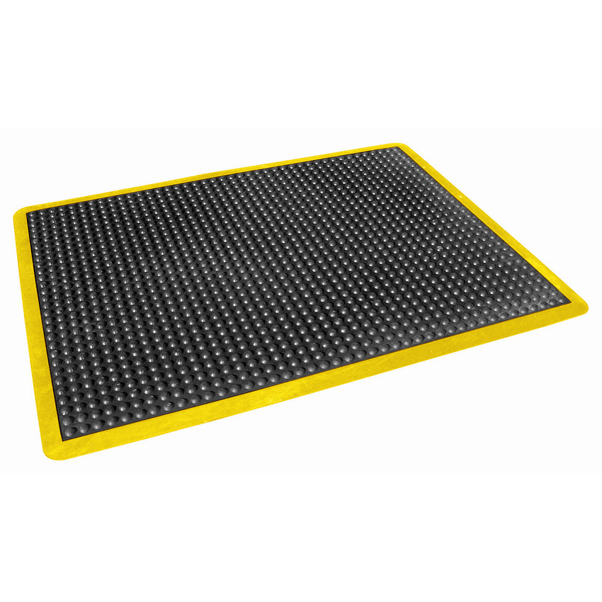 Ergo Anti Fatigue Mat - Industrial Grade - Yellow Borders