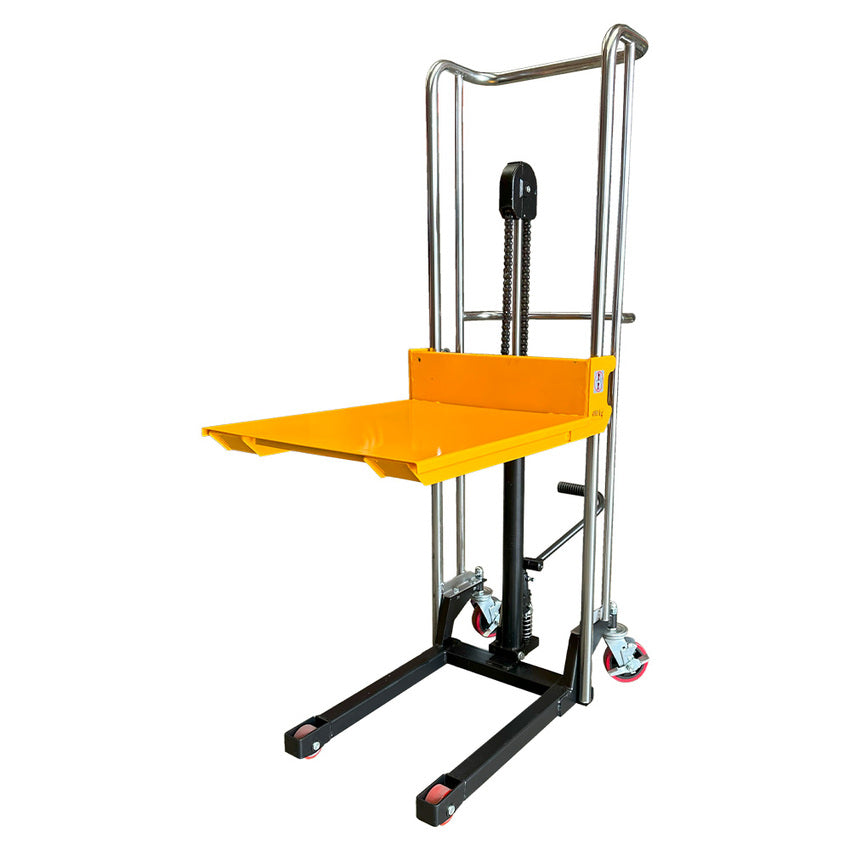 400kg Rated Manual Platform Stacker with Removable Platform