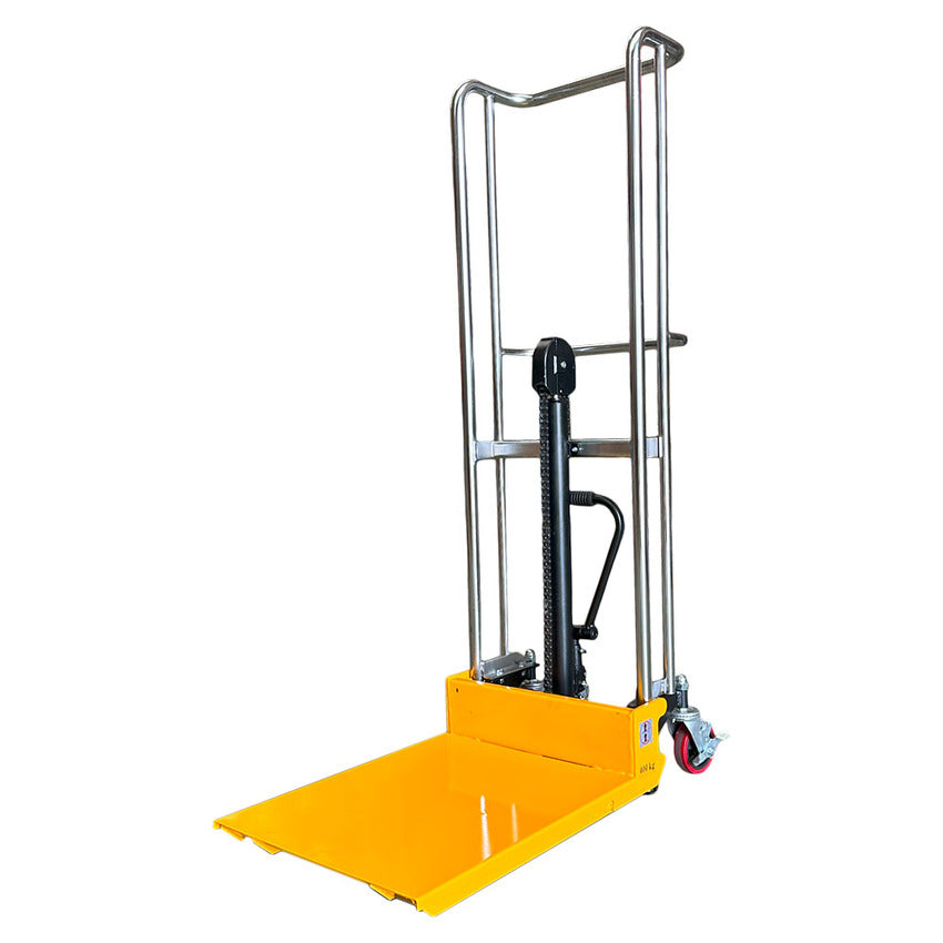 400kg Rated Manual Platform Stacker with Removable Platform