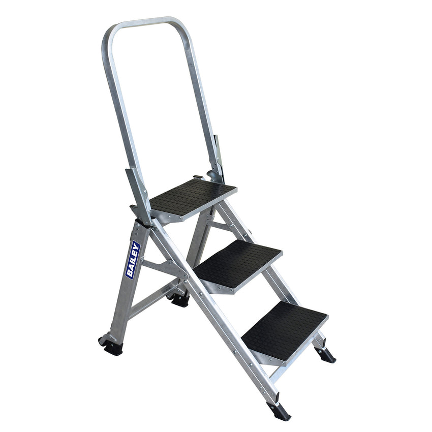Bailey 150kg Rated Stairway Ladder With Safety Rail