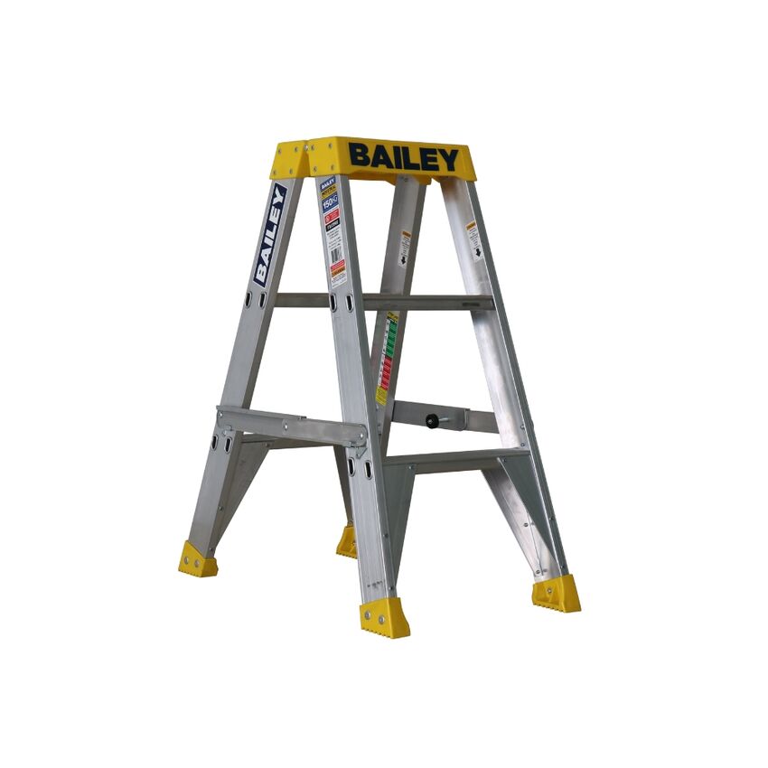 Bailey 150KG 3 Step Pro Aluminium Double Sided Ladder