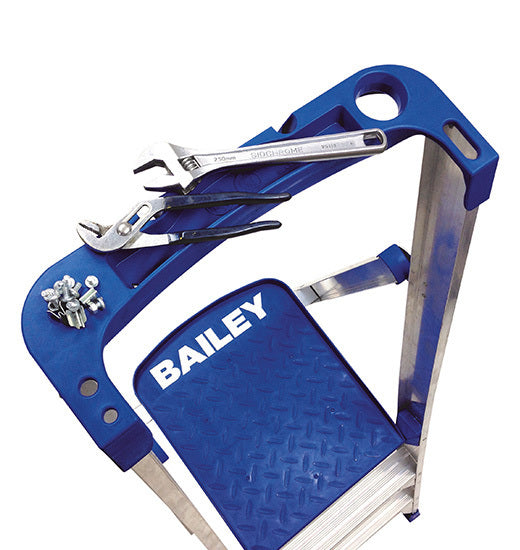 Bailey 150kg 3 Step  Aluminium Platform Ladder 0.9m