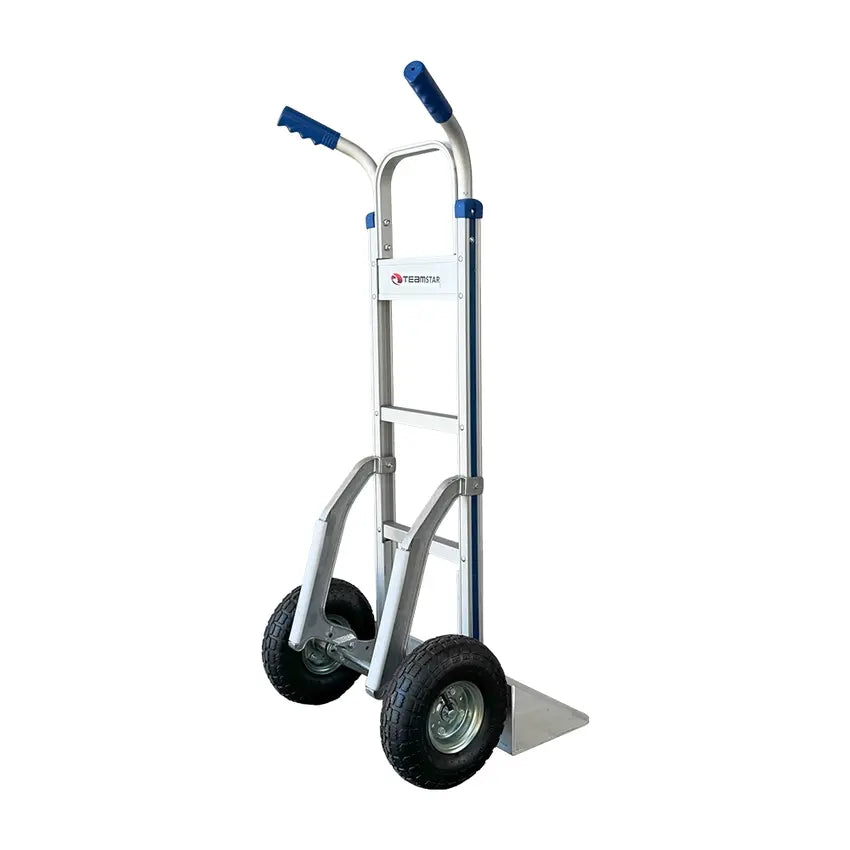 200Kg Rated Aluminium Hand Truck Trolley - Wide Platform Plate