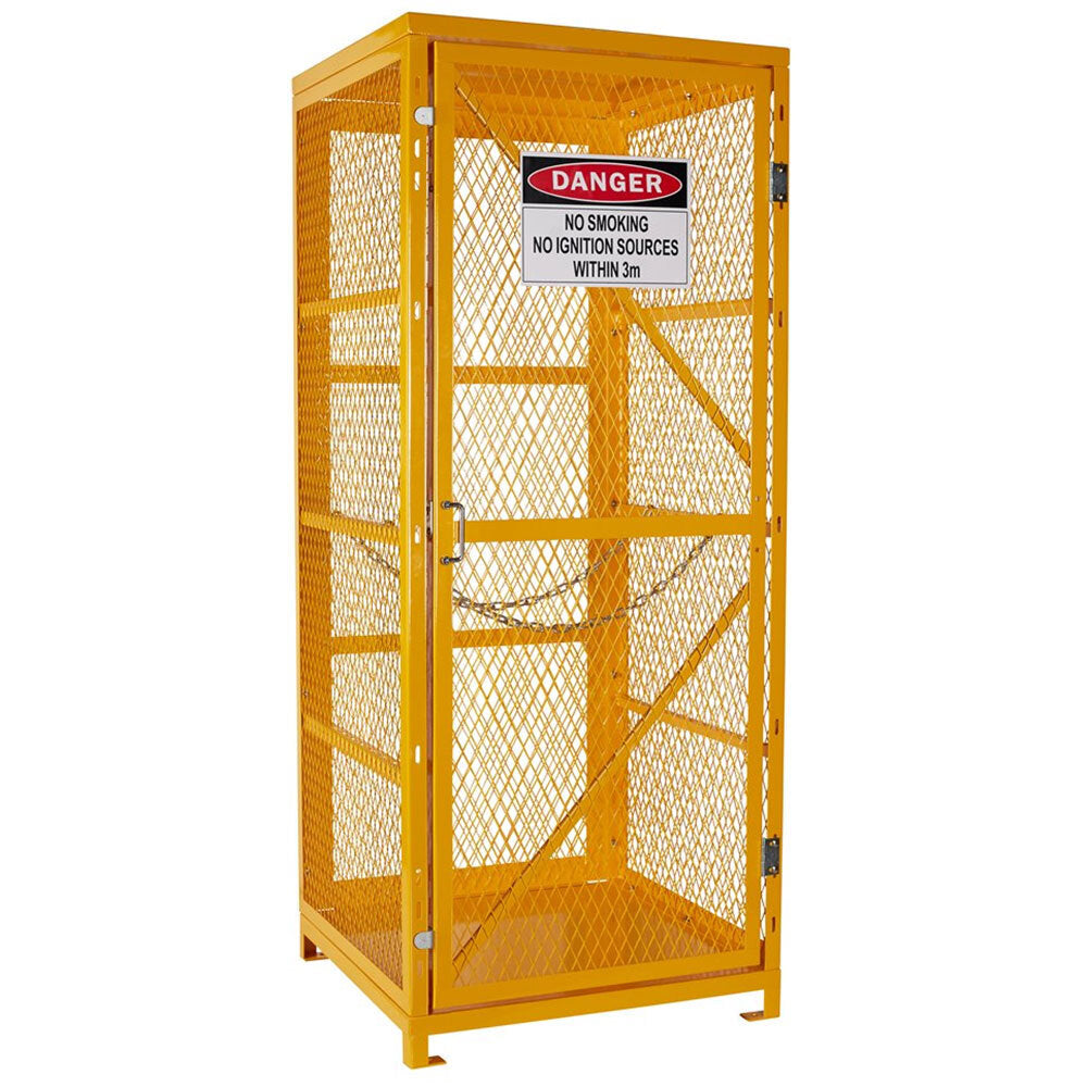 Gas Cylinder Storage Cage Suits 9 x E/F Cylinders