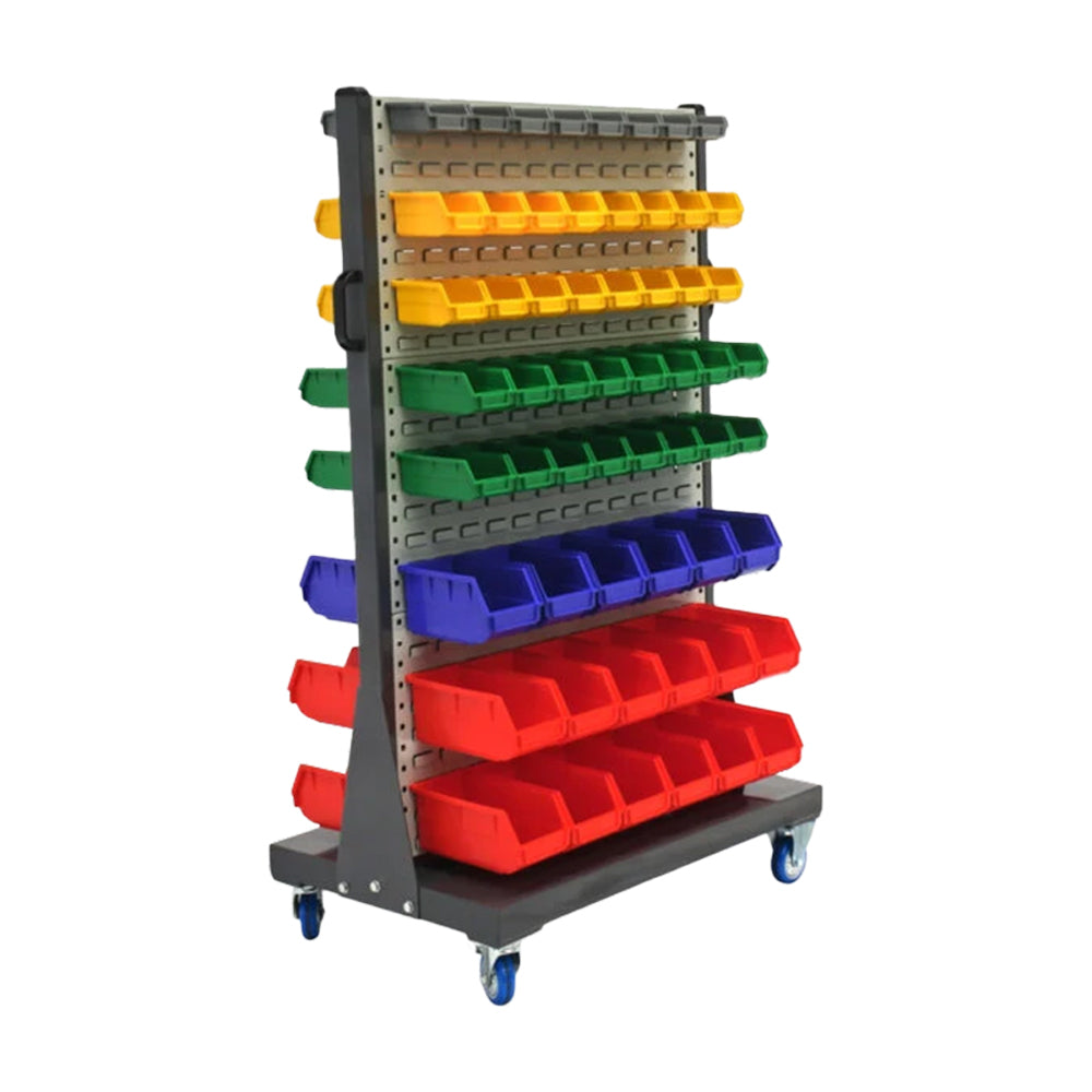 Mobile Parts Feeder Trolley - Louvre Panel Trolley