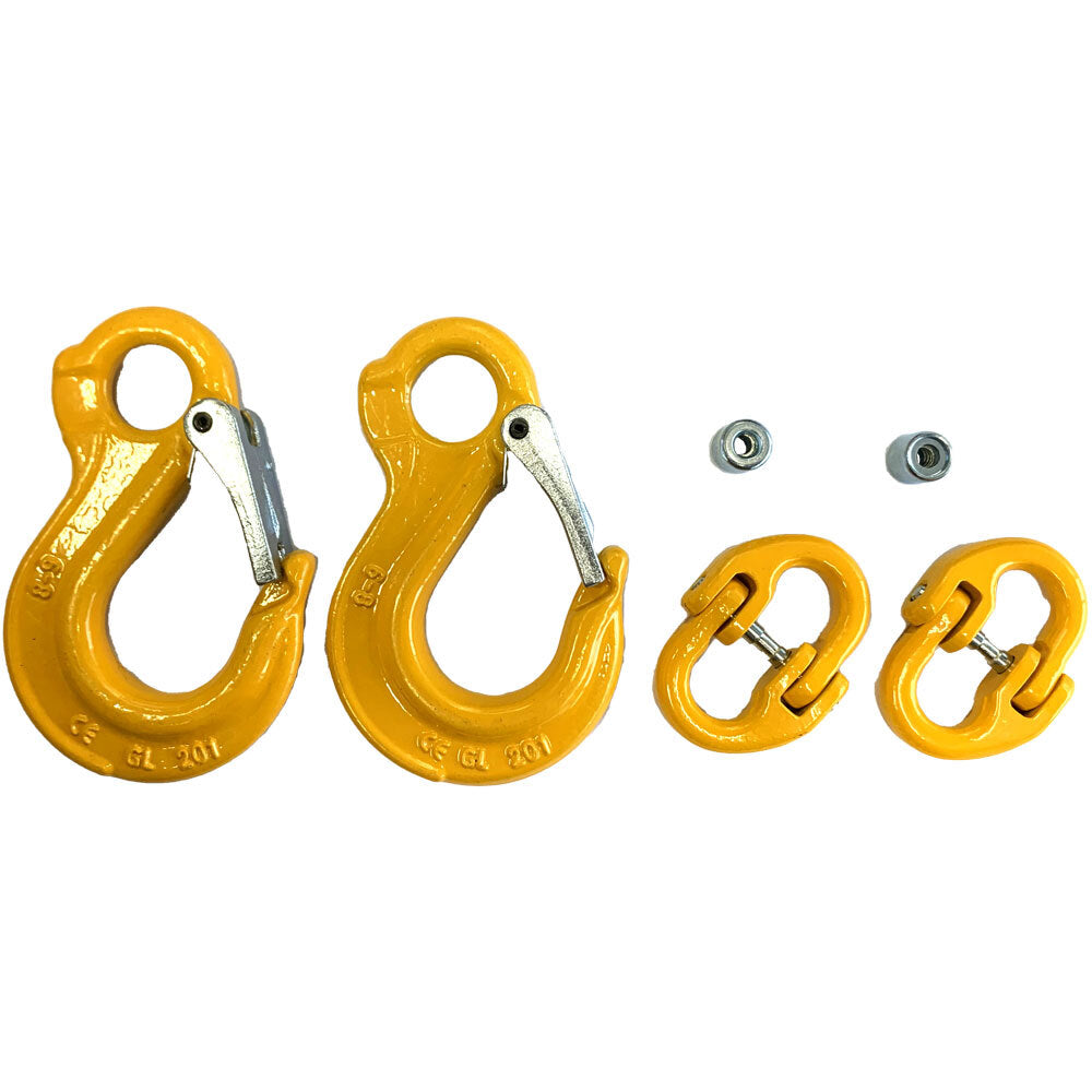 Safety Chain Hook Set Trailers & Caravans - Component Size 6mm