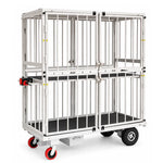 300kg Rated Powered Double Cage Trolley