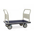 650KG Rated Single Steel Platform Trolley - Double Fixed Handle