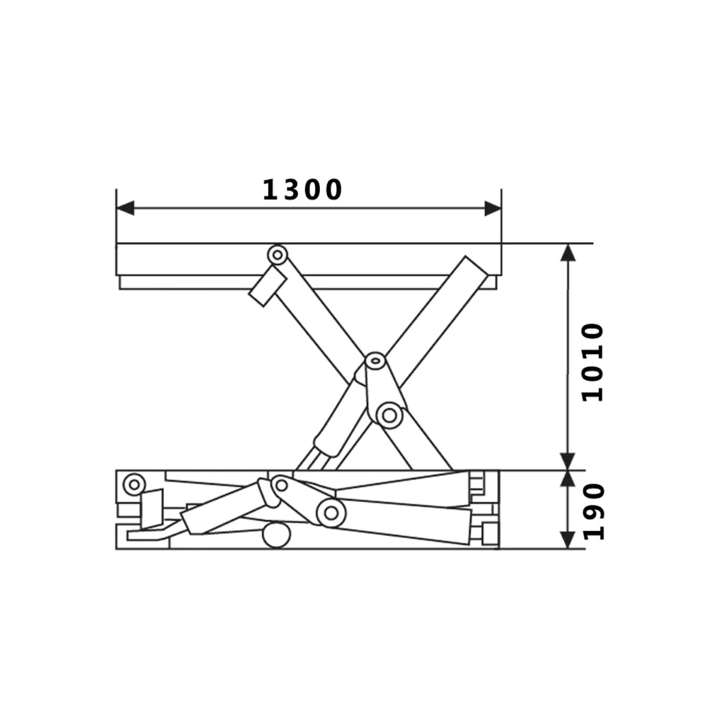 2000kg Electric Lift Table