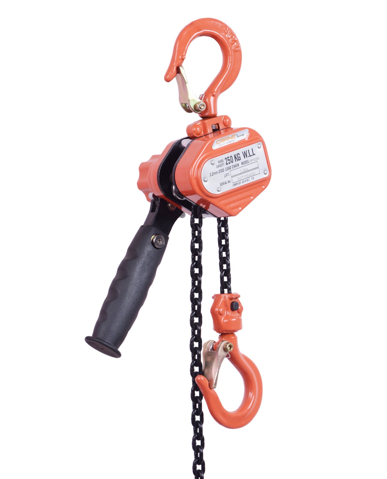 250kg Rated IP Series Grade 100 Mini Lever Block