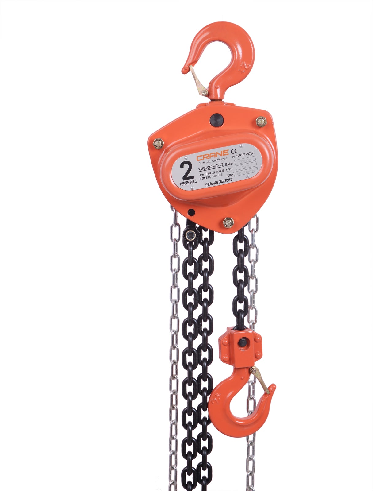 IP Series G100 2000kg Chain Block - 6.0m