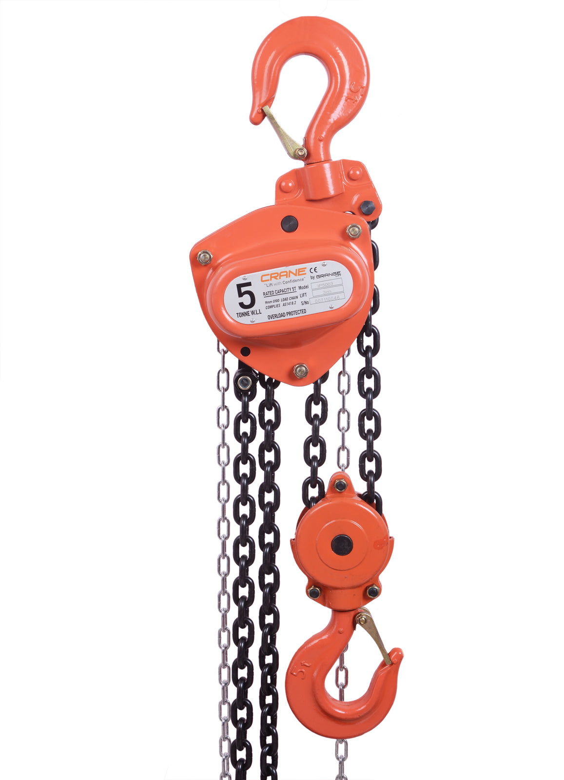 IP Series G100 5000kg Chain Block - 6.0m – Team Systems