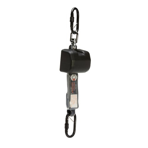 Self Retracting 2.5M Webbing Lanyard with Hardware – Team Systems