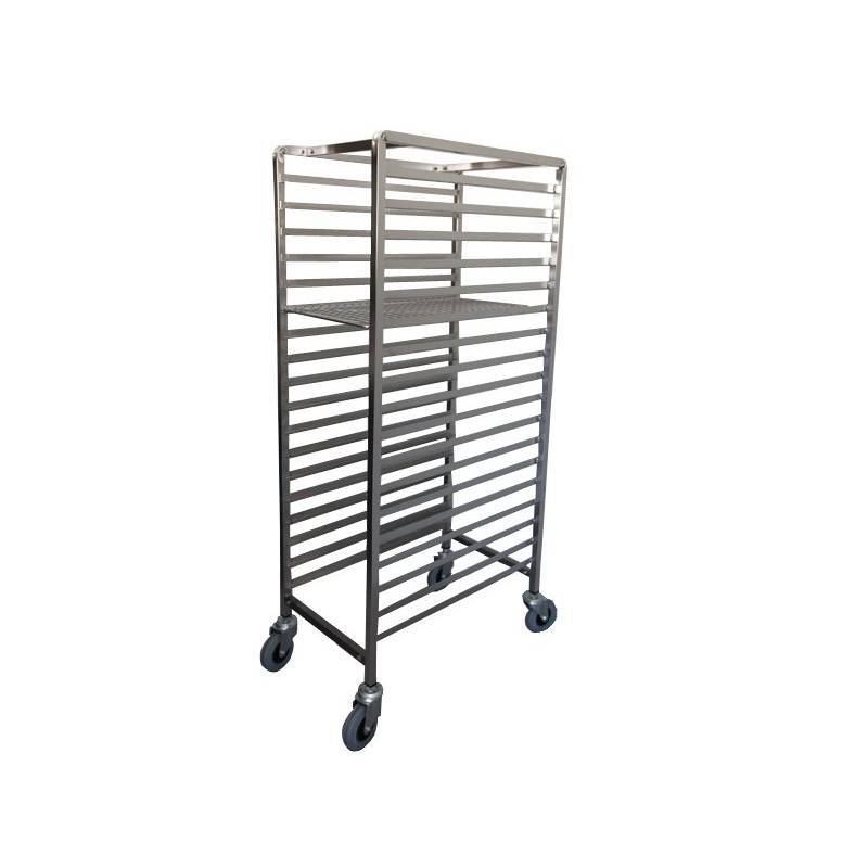 Pastry Trolley Racking Mild Steel - 18 Trays