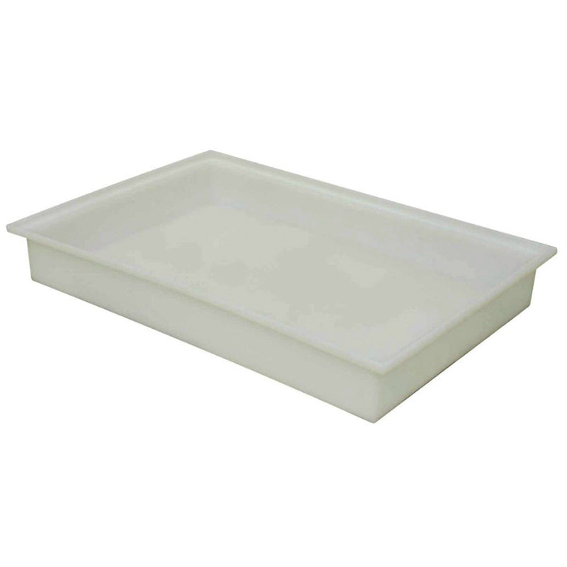 50L Rotomolded Plastic Tray - Natural