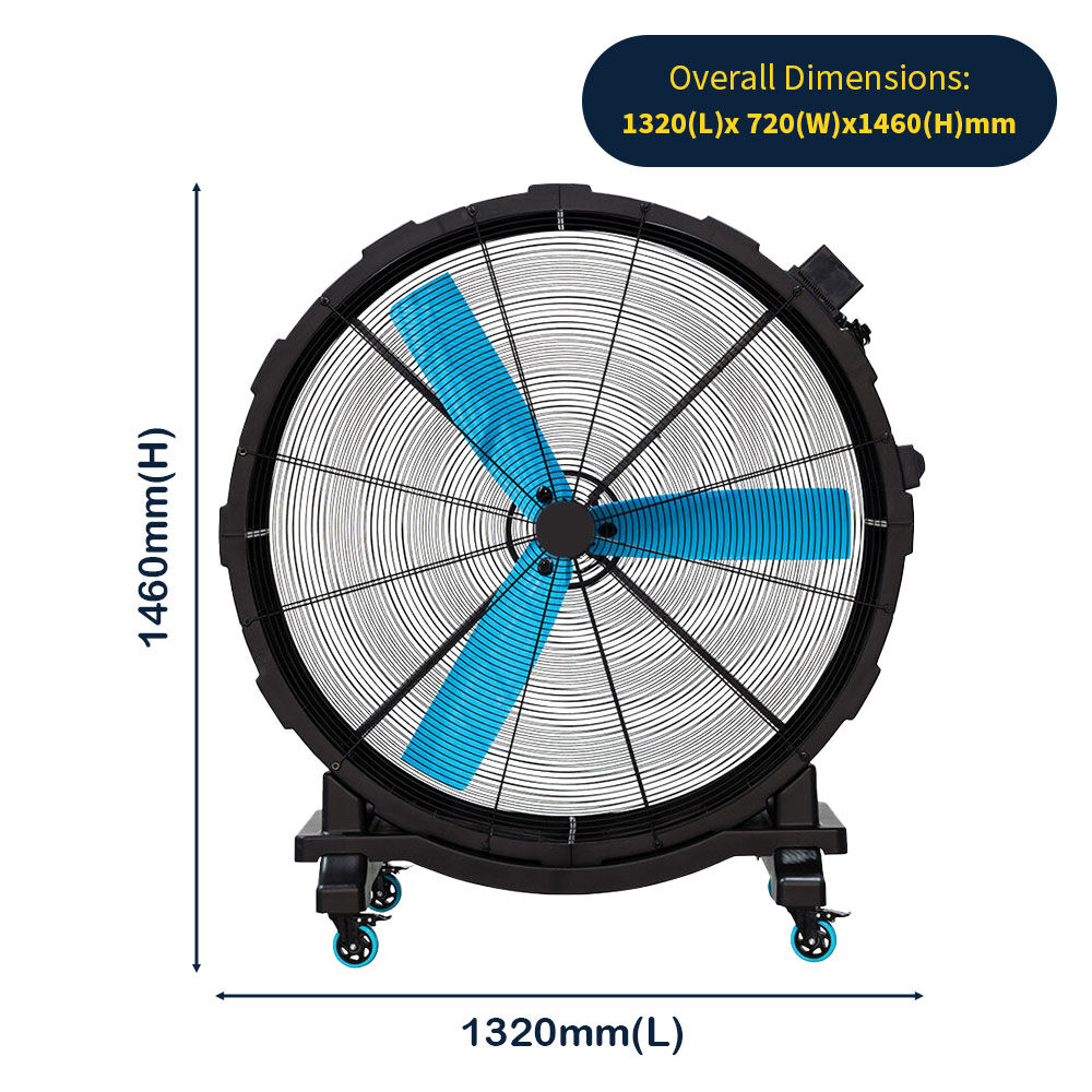Monstar Pro Industrial Fan on Castors - 1m(39") Blade Diameter