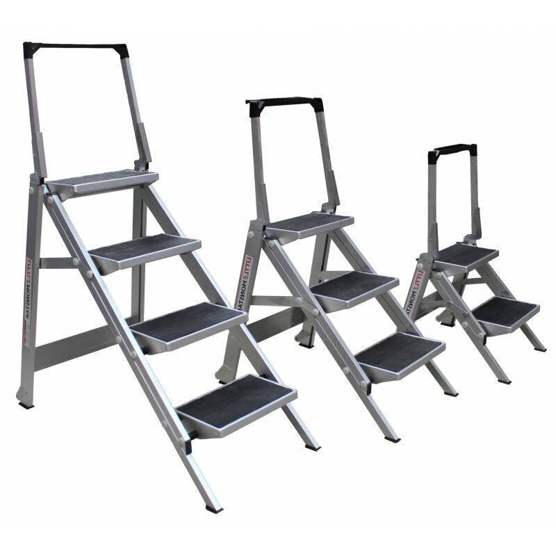 2 - 4 Step Compact Step Ladder Little Monstar - 150kg rated
