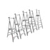 3 - 7 Step 150kg Rated Monstar Pro Aluminium Platform Ladder