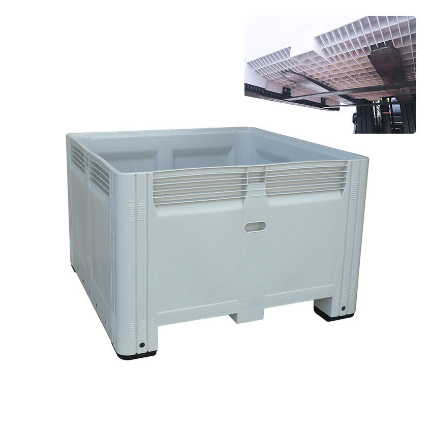 755L Nally Megabin Pallet Solid Bin with Tipping Bar