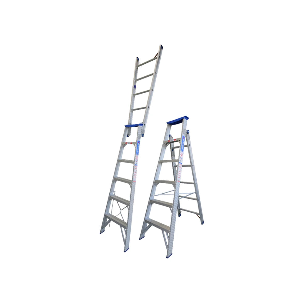 Indalex Aluminium Dual Purpose Ladder - 150kg Rated