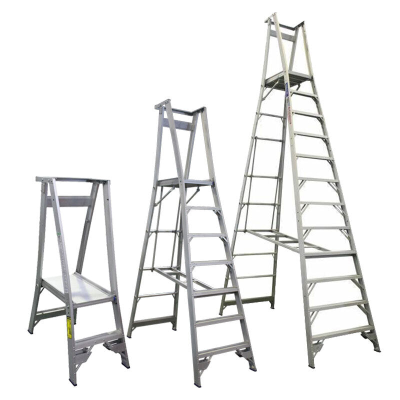 Indalex Aluminium Platform Ladder - 150kg Rated