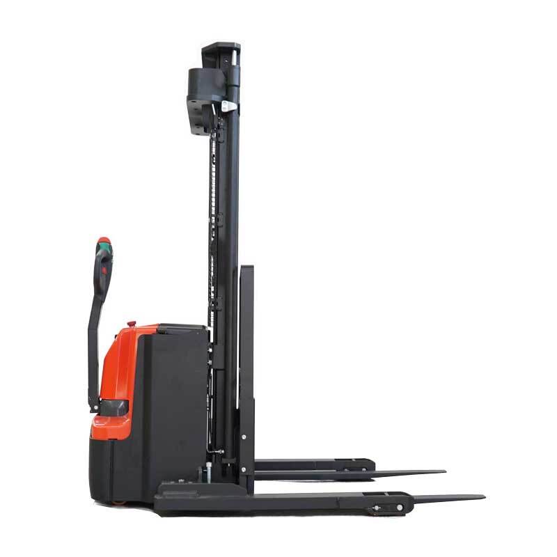 4m Lift Height - Electric Stacker Lithium Power Heavy Duty 1600KG - with Side Shift