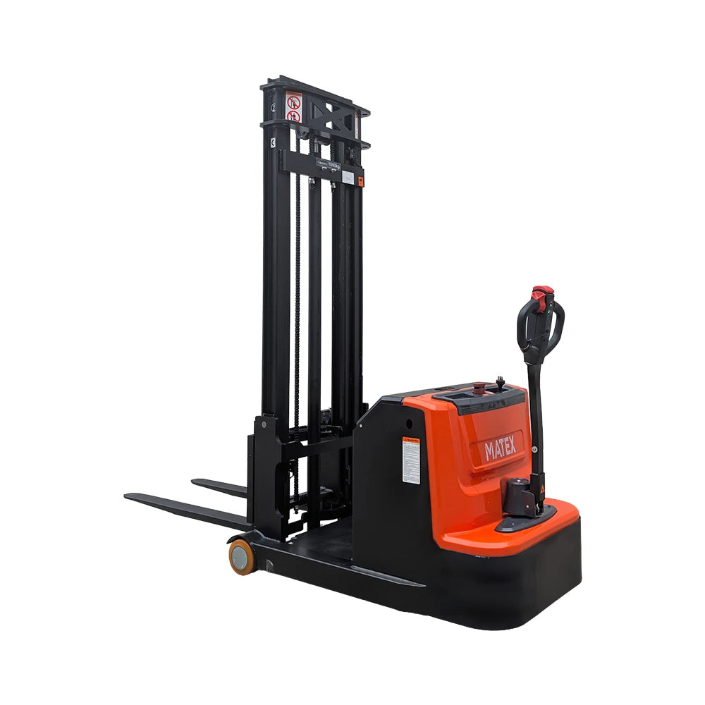 1000kg Rated Long Handle Counterbalanced Electric Stacker