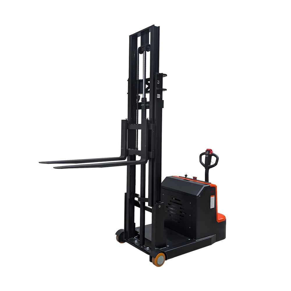 1000kg Rated Long Handle Counterbalanced Electric Stacker