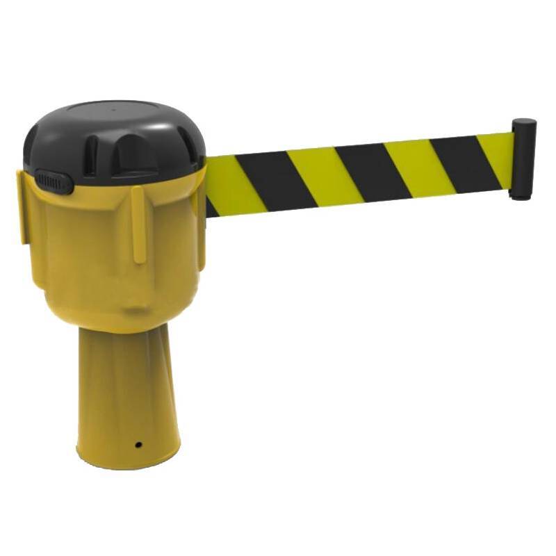 9m Securite Retractable belt  - Black/Yellow