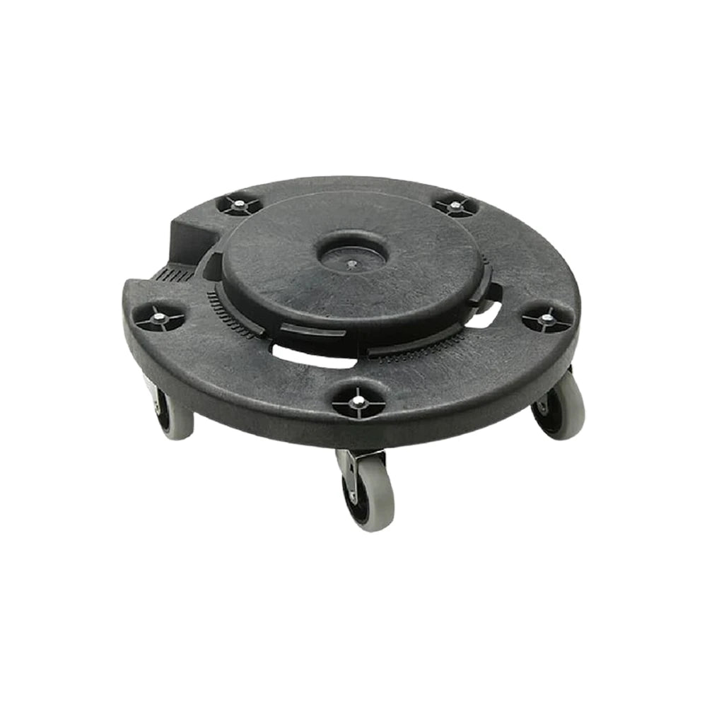 Plastic Round Dolly for Trust Round Bins - Black